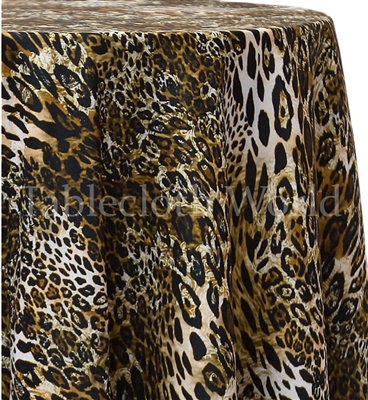 Wild Cat Print Tablecloths