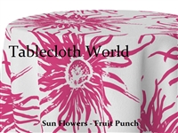 Sun Flowers Fruit Punch Tablecloths