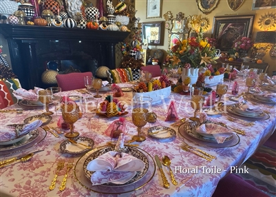 Napkins Floral Toile