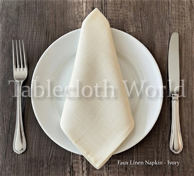 Napkins Faux Linen