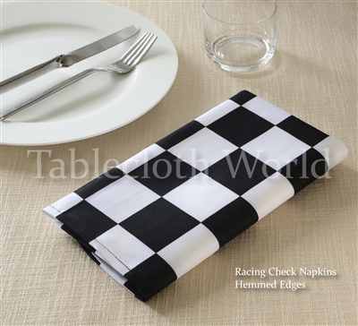 Racing Check Napkins