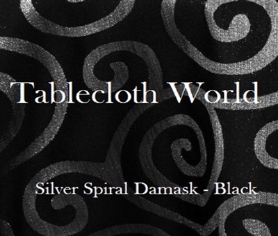 Napkins Silver Spiral Damask