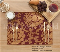 Placemats Baroque Damask