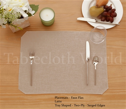 Placemats Faux Flax