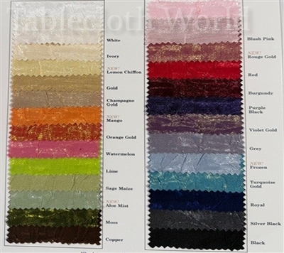 Tablecloth Fabric Swatches Sparkle Crush