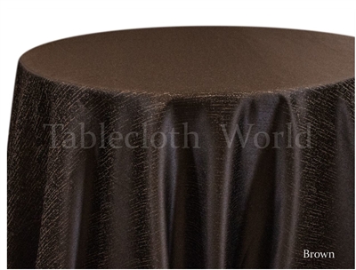 Antique Satin Brown Tablecloths