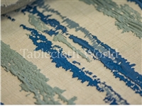 Bark Tablecloths Blue