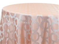 Tablecloths Celtic Cross Blush Peach