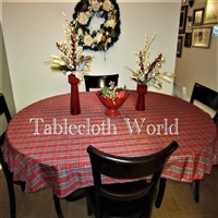 Tablecloths Christmas Plaid