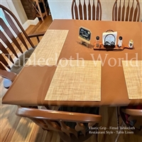 Restaurant Style Elastic Grip Tablecloth