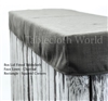 Fitted Box Lid Faux Linen Tablecloths