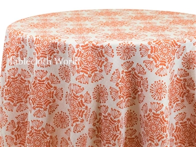 Florum Orange Tablecloths