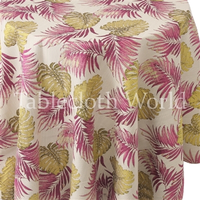 Fuchsia Tropic Tablecloths