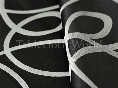 Tablecloths Hula Black and White