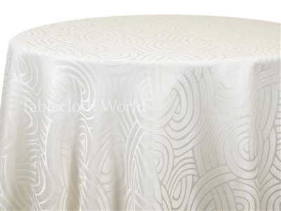 Tablecloths Interlace Ivory