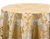 Lily Damask Gold Tablecloths