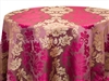 Tablecloths Mirror Damask Raspberry