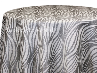 Pod Print Tablecloths Silver