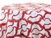 Portus Red Print Pattern Tablecloths