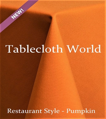 Restaurant Style Pumpkin Tablecloths