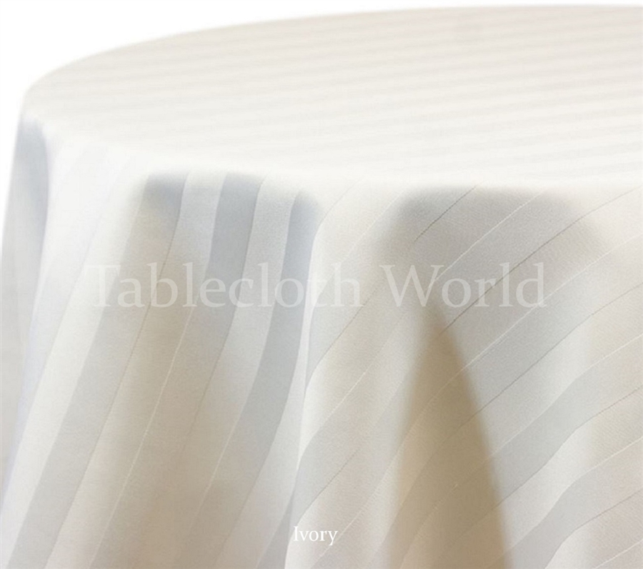 Polyester Stripe Cloth Napkins, 33 Colors in 3 Sizes Available