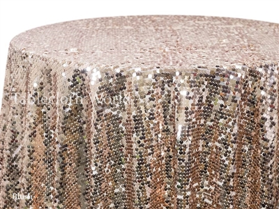 Sequin Mosaic Blush Tablecloths