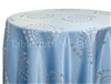 Sequin Spiral Tablecloth Blue