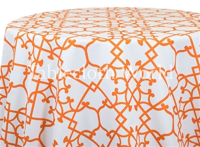 Valencia Orange Print Tablecloth