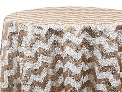 Zig Zag Sequins Tablecloths