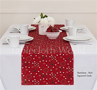 Table Runners Bandana Print