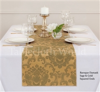 Table Runners Baroque Damask