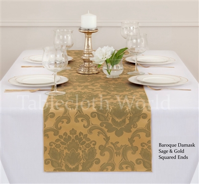 Table Runners Baroque Damask