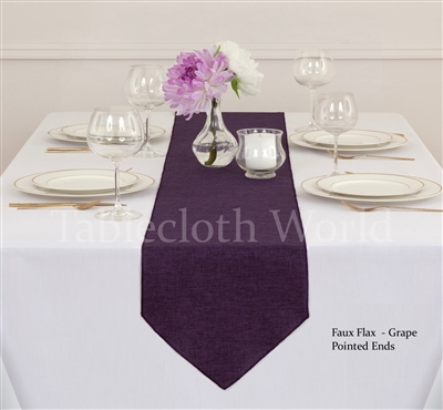 Table Runners Faux Flax