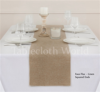 Table Runners Faux Flax