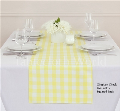 Table Runners Gingham Check