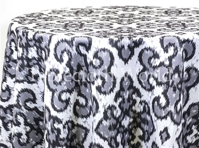 Caribbean Cross Gray Custom Print Tablecloths