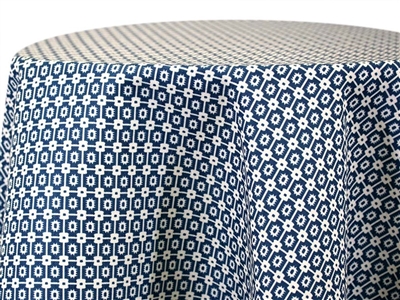 Carina Blue Custom Print Tablecloths