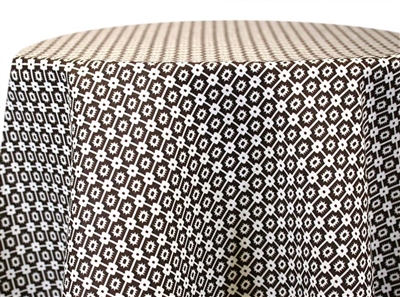 Carina Brown Custom Print Tablecloths