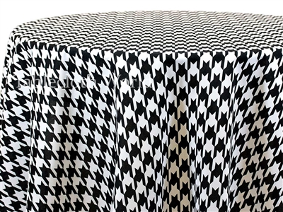 Small Houndstooth Custom Print Tablecloths