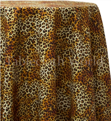 Micro Leopard Print Tablecloths