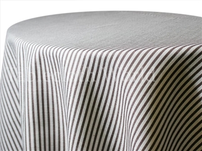 Pinstripe Tobacco Tablecloths