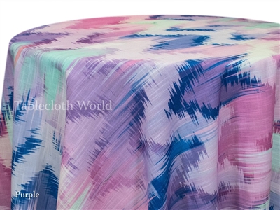 Starfish Purple Print Tablecloth