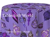 Christmas Deco Purple Tablecloths