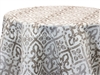Garocco Taupe Custom Print Tablecloths