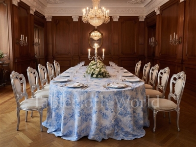Marbella Damask Custom Print Tablecloths