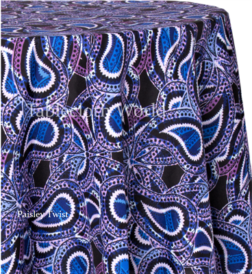 Paisley Twist Print Tablecloths