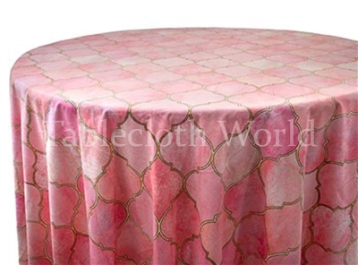 Parthian Tiles Velvet Tablecloths