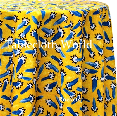 Rockets Custom Print Tablecloths