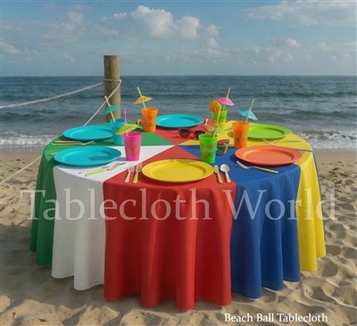 Beach Ball Tablecloths