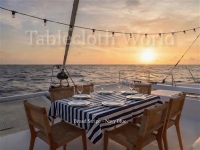 Broad Stripe Tablecloths